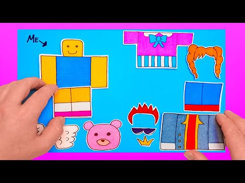 DIY Roblox Game From Paper || Fun Paper Games