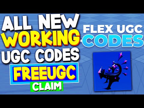 *NEW* ALL WORKING CODES FOR FLEX UGC CODES! ROBLOX