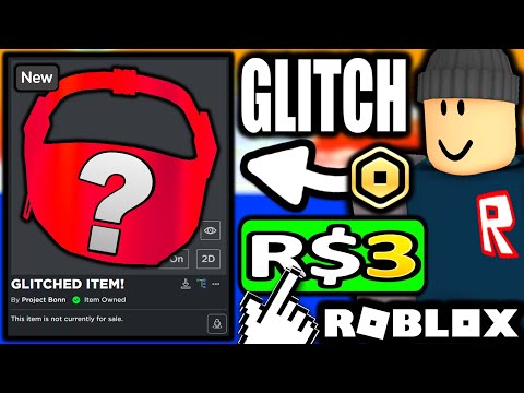 IF YOU HAVE 3 ROBUX, BUY THIS! (ROBLOX GLTICHED EVENT ITEM)