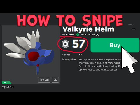 How to Snipe Limited Items for Cheap Roblox