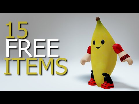 GET 15 FREE ROBLOX ITEMS! 😮