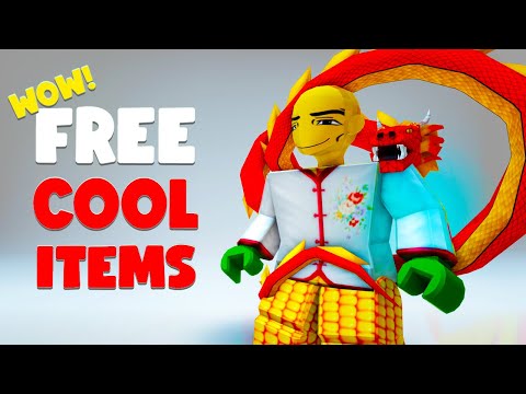 HURRY! GET THESE COOL FREE CHINESE ROBLOX ITEMS NOW!
