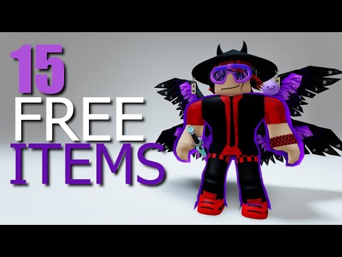 GET 15 FREE ITEMS 😱 ROBLOX 2023
