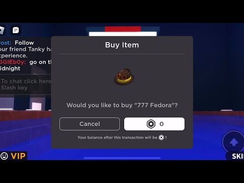 How the get the new 777 Fedora Ugc in Roblox guesty!