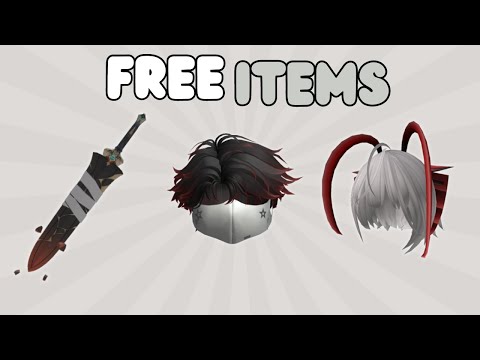 GET FREE HAIRS AND ITEMS IN ROBLOX!