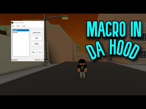 How to macro in Da Hood ROBLOX! (MacroGamer Roblox 2022)