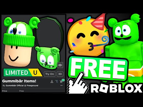 FREE UGC LIMITEDS! HOW TO GET Gummibär’s Official Beanie & Satchel! (ROBLOX Gummy Bear Party EVENT!)