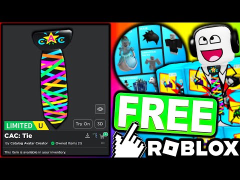 FREE UGC LIMITED! HOW TO GET Catalog Avatar Creator: Tie! (ROBLOX Catalog Avatar Creator)