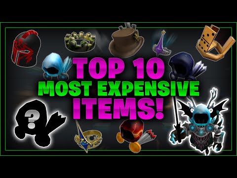 Top 10 MOST EXPENSIVE ROBLOX Items (& WHY!) – Linkmon99 ROBLOX