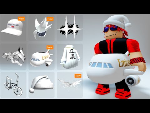 ALL FREE WHITE ROBLOX ITEMS 😱💀