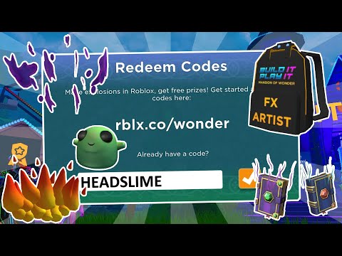 How to Get ALL 5 ITEMS (PROMO CODES) | Roblox Build It Play It Mansion of Wonder Event