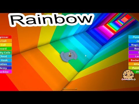 Jumping Into Rainbows ! Random Roblox Game Play with Cookie Swirl C