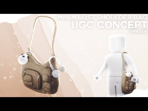 Minimalist Shoulder Bag || Roblox UGC Concept Speedmodel