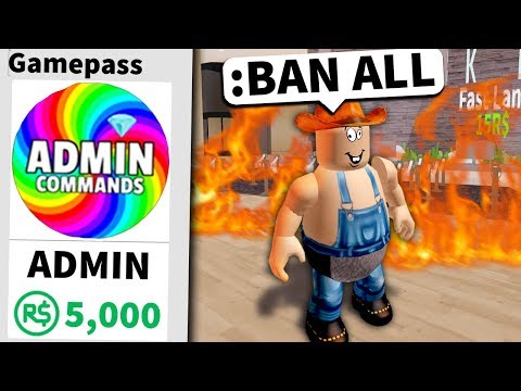 Buying ROBLOX admin… then ruining their game