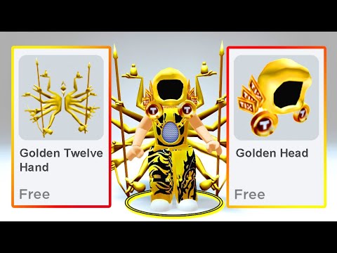 GET NEW FREE GOLDEN ITEMS IN ROBLOX 2023!😛😝😜