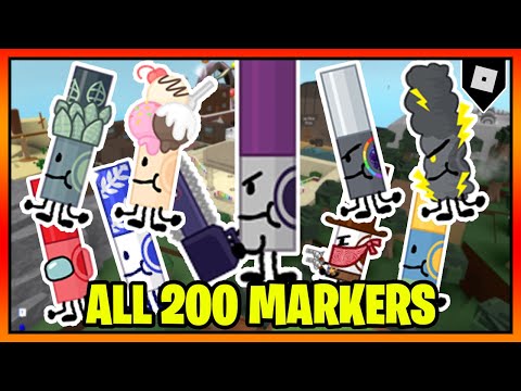 How to get ALL 200 MARKERS in FIND THE MARKERS || Roblox