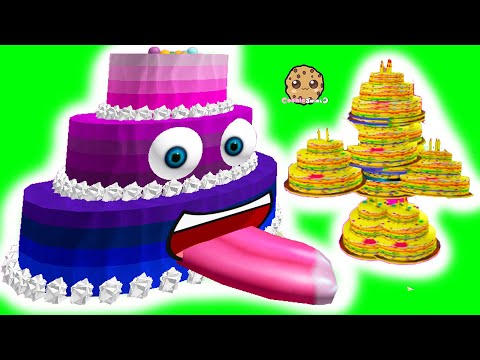 Feeding The Cake Monster ! Testing Out Random Roblox Food Obby Games