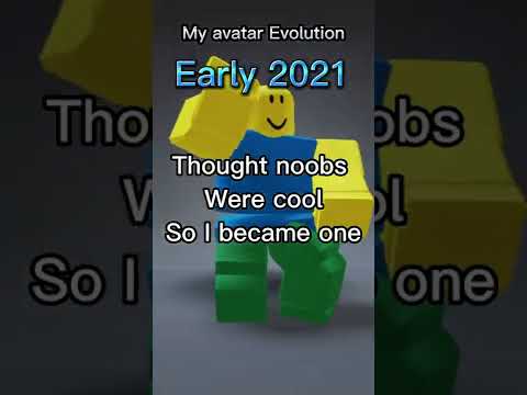 My Roblox Avatar evolution 2016 – 2022 UPDATED | Roblox #shorts