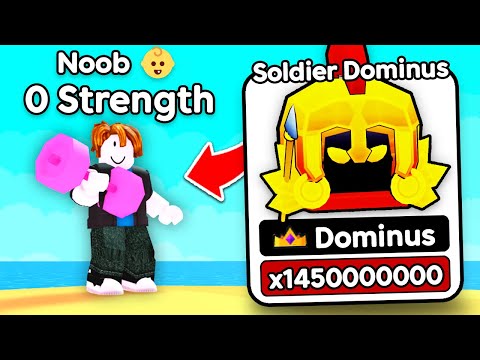 Starting Over as NOOB with NEW BEST PET in Arm Wrestling Simulator! (Roblox)