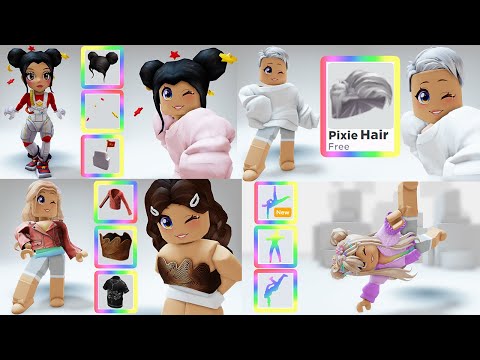 23 FREE ROBLOX ITEMS YOU NEED 😲😍 (COMPILATION)