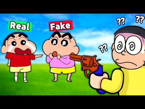 Find The Real Shinchan 😱 || Funny Game Roblox 😂