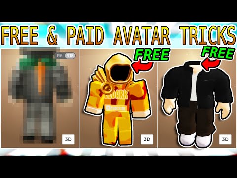 10 of The BEST FREE COOL & PAID Roblox AVATAR TRICKS All in One Video! (Mind Blowing)