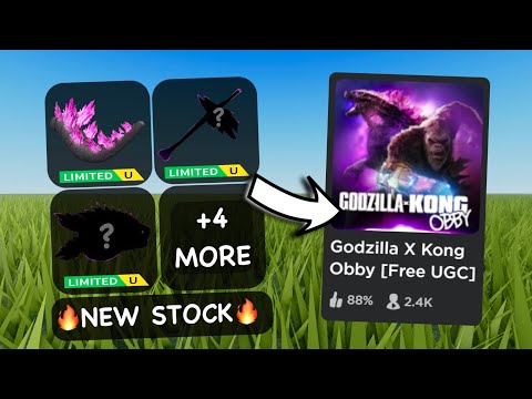 NEW FREE UGC ITEMS IN “Godzilla X Kong Obby” (Roblox Event)