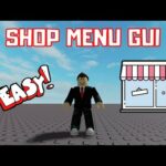 How to Make a Shop Menu GUI [Updated Version] – Roblox Studio Tutorial