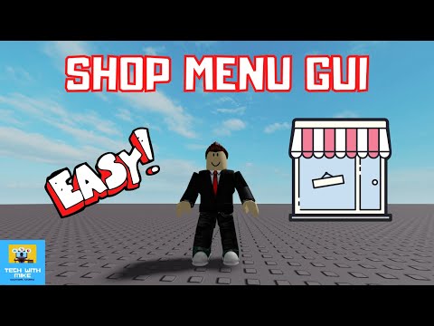 How to Make a Shop Menu GUI [Updated Version] – Roblox Studio Tutorial